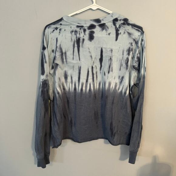 No Boundaries Smiley Tie Dye Cropped Tee Shirt Juniors Size Large / 11 - 13 - Picture 2 of 8